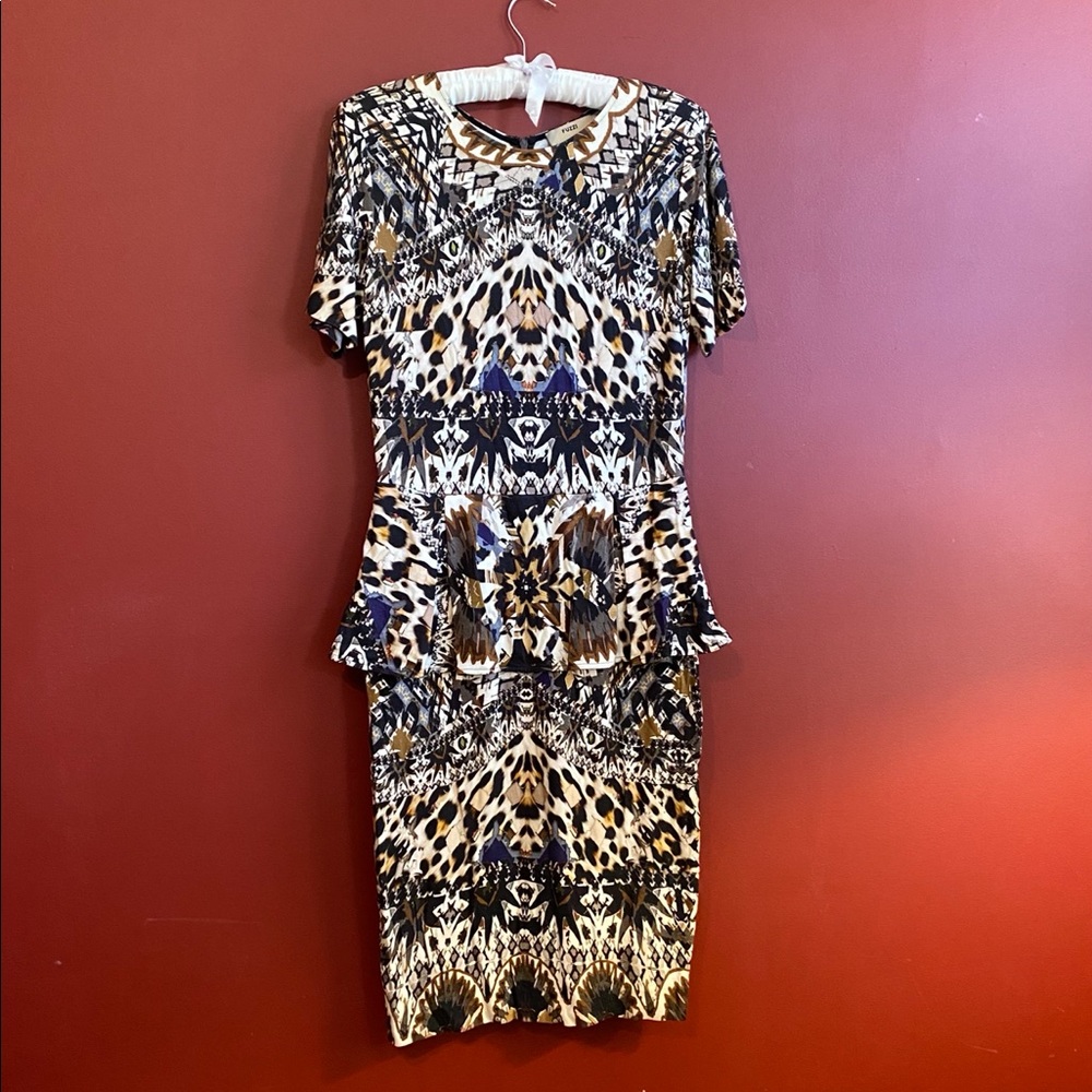 Fuzzi Peplum Dress